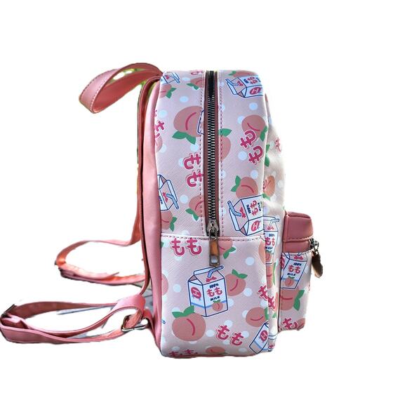 BioWorld Pastel Peach Milk Mini PVC Backpack - Picture 2 of 14